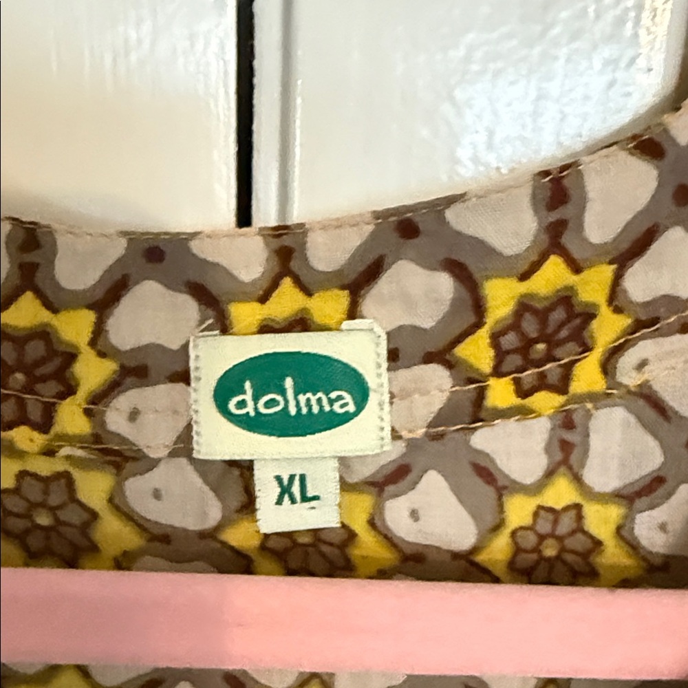 Dolma Elegant Yellow Patterned Women's Tunic - Picture 2 of 8